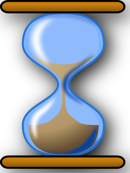 Hourglass clip art Free Vector