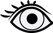 Simple Eye Clipart Black And White - Free Clipart ...