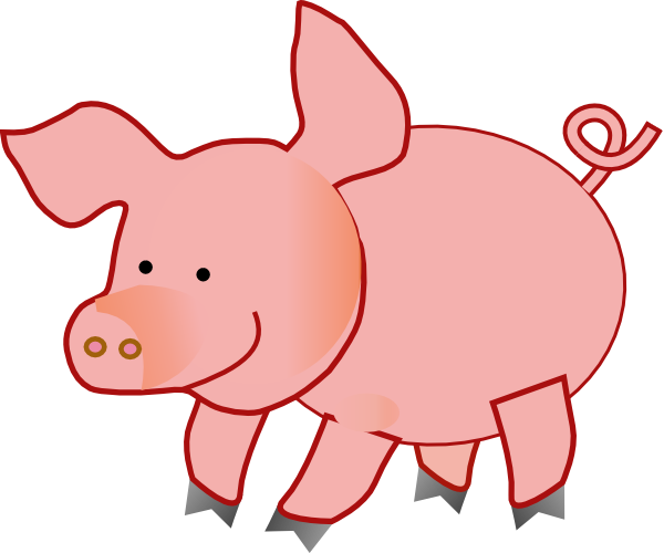 Cute Pig Clipart