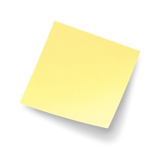 Yellow post-it note