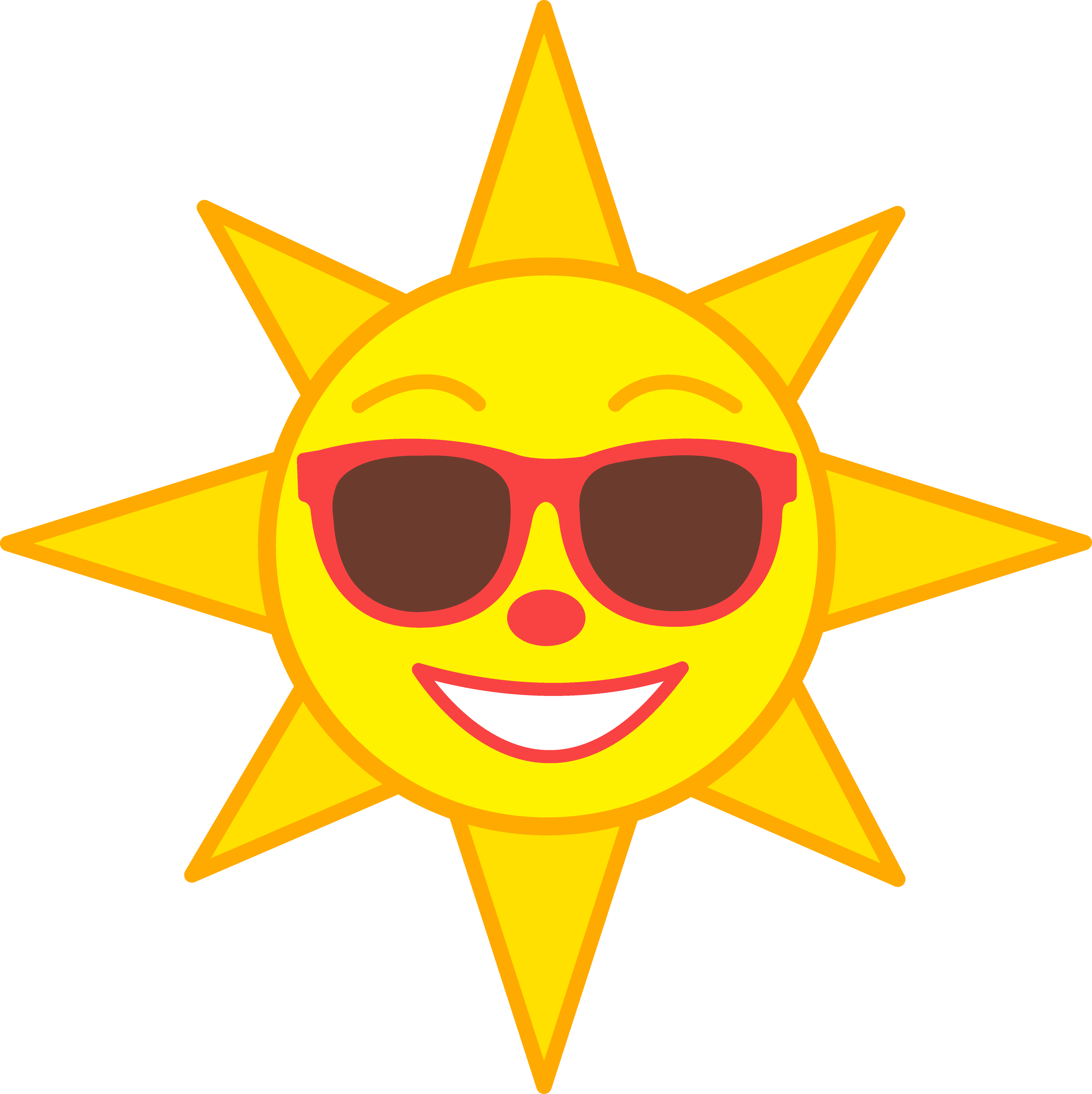 Download this Sun Happy Clip Art collection picture, image, photo and wallpaper for free that are delivered in high definition, 570x570 Pixel.