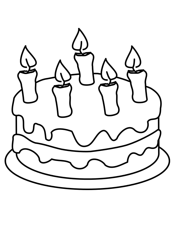 VERY NICE DRAWINGS OF BIRTHDAY CAKES - ClipArt Best