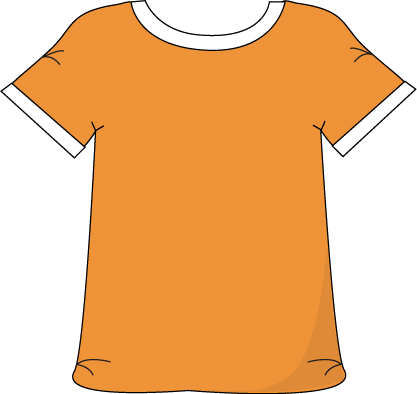 T-Shirt Clip Art > Orange - Free Clipart Images
