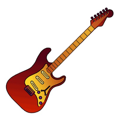 Rock Guitar Clipart - Free Clipart Images