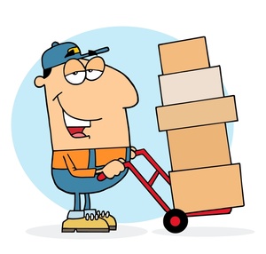 Package Blue Clipart