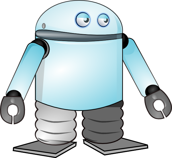 Cartoon Robot Clip Art - vector clip art online ...