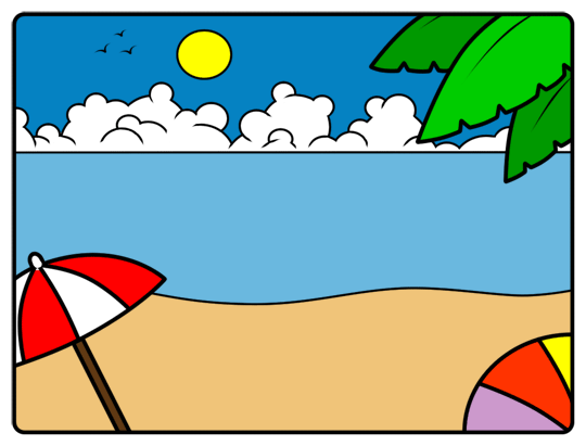 2,107 views Draw a Cartoon Beach