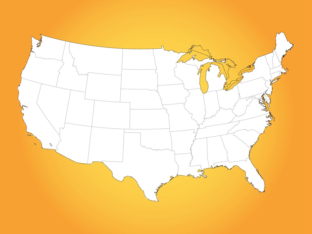 Free Vector Usa Map - ClipArt Best