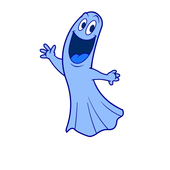 Color the Halloween Ghost
