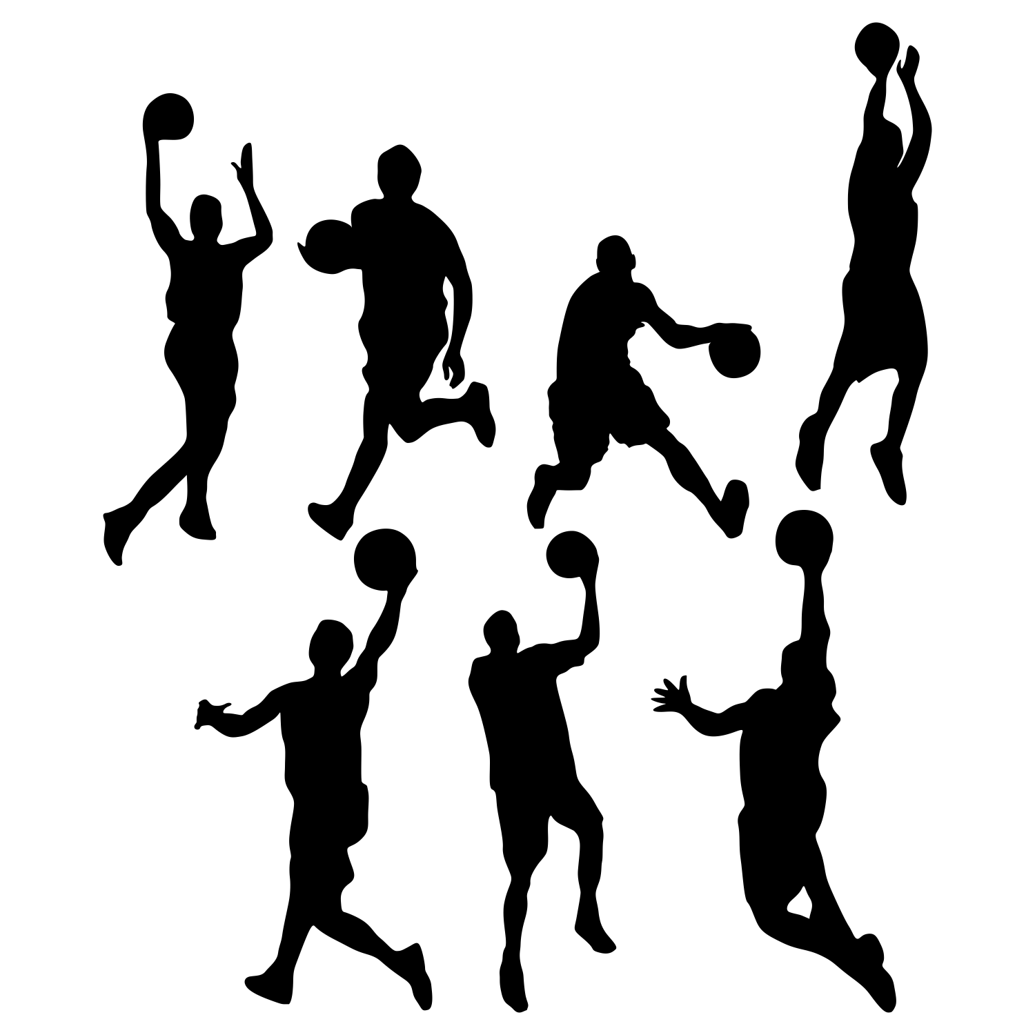 clip art sports silhouettes free - photo #32