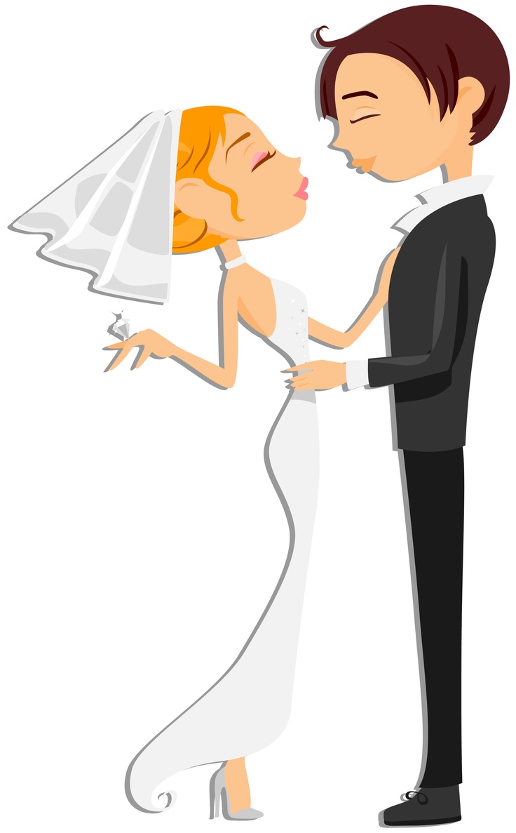 Cartoon Wedding Couple | Free Download Clip Art | Free Clip Art ...