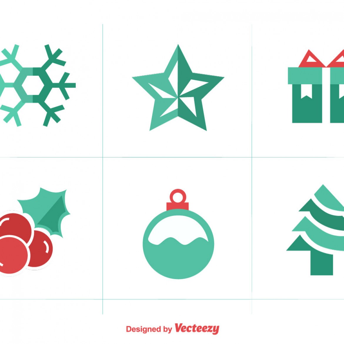 Free vector Christmas Flat Color Iconset #5140 | My Graphic Hunt