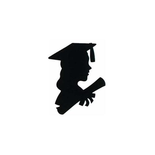 Best Photos of Graduation Silhouette Clip Art - Girl Graduation ...