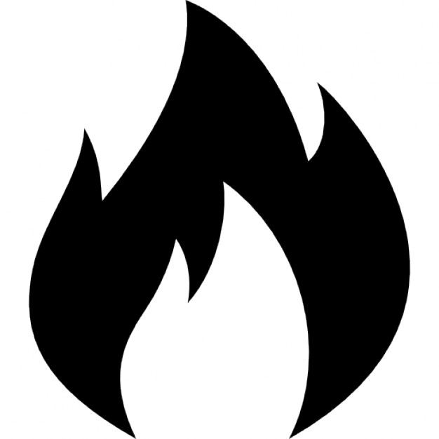 Fire flaming outline Icons | Free Download