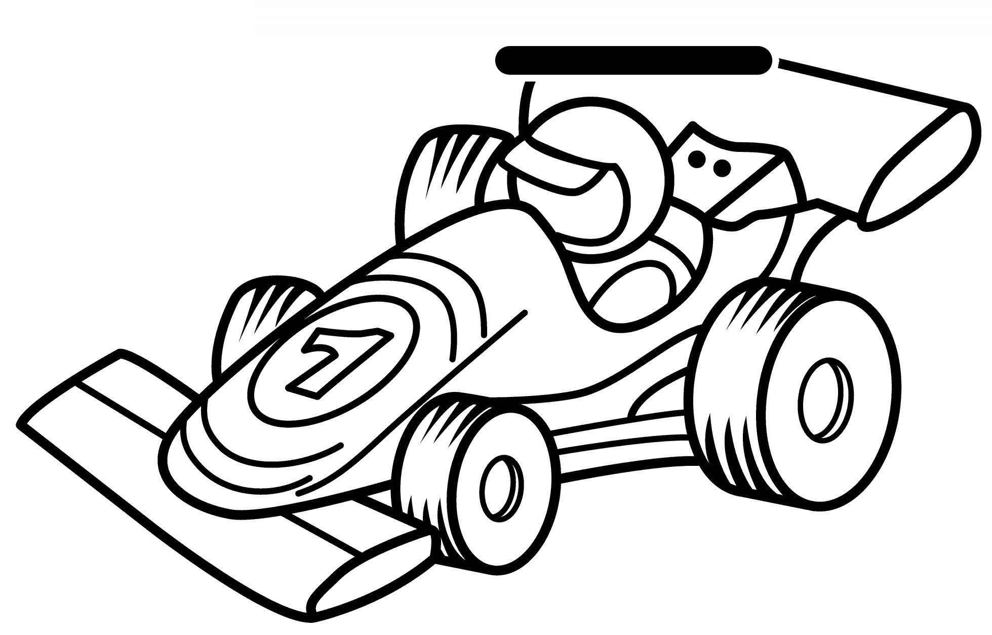 Race Cars Drawings For Kids