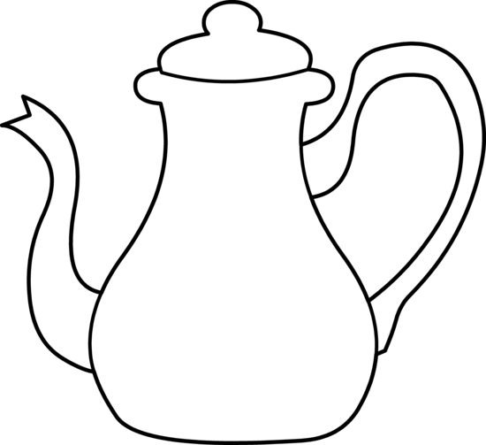 Kettle Clipart Black And White - Free Clipart Images