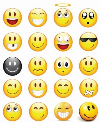 Smilies Emotion Icons Clip Art-vector Clip Art-free Vector Free ...