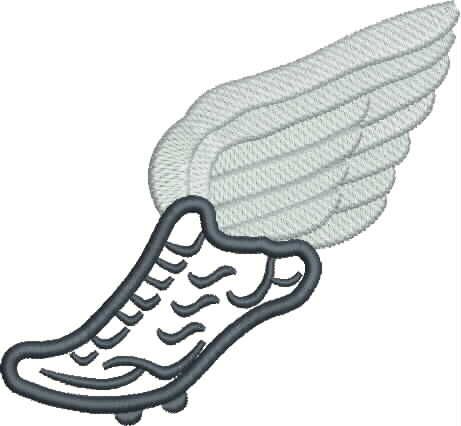 Track shoe running shoes clipart 2