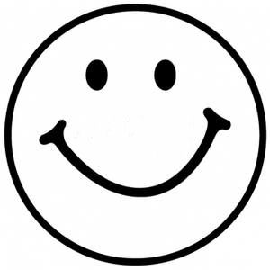 Best Black And White Smiley Face #10727 - Clipartion.com