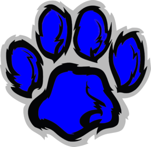 Green tiger paw clipart