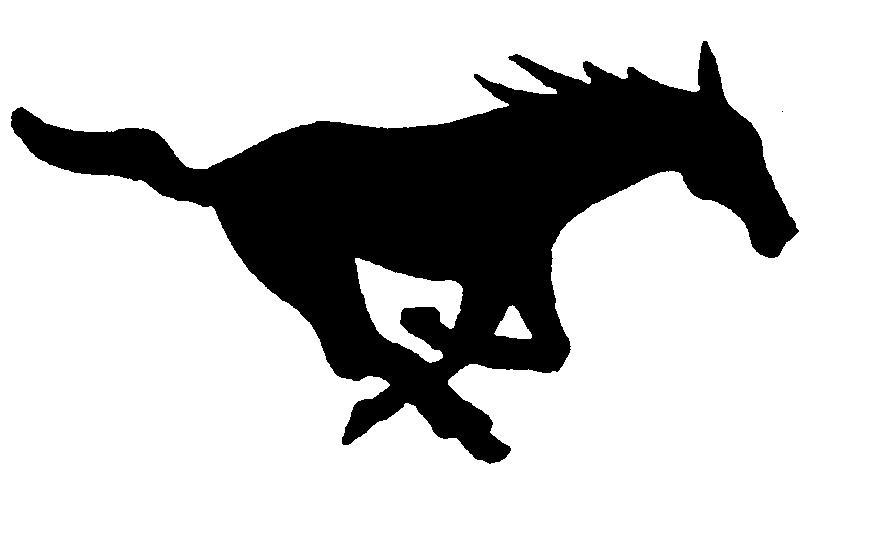 free vector clip art mustang horse - photo #22