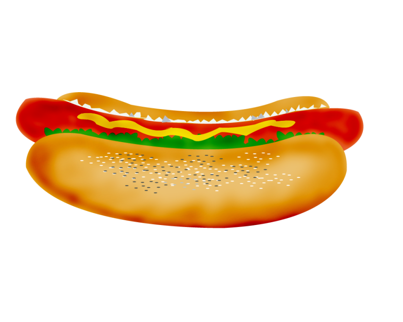 Free hot dog clipart images