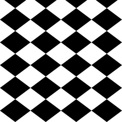 Harlequin pattern, Black and white and Fabrics
