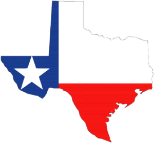 Texas Outline With Flag Clip Art - vector clip art ...