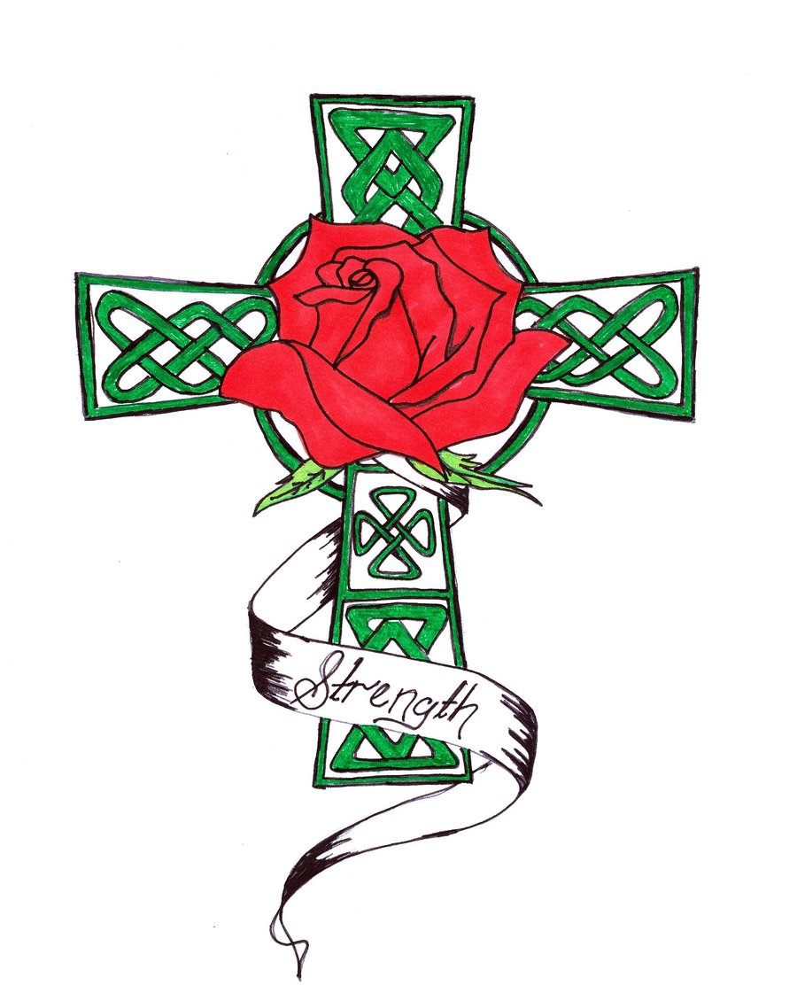 Pictures Of Crosses With Roses - ClipArt Best