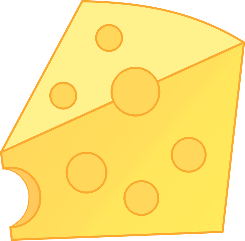 Clipart cheddar cheese clipart image #16667