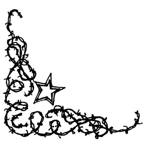 Barbed Wire Border Clipart