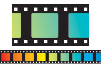 Colorful Movie Film Bulletin Board Border, Straight | CD-3320