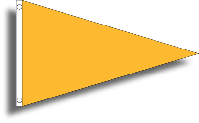 Blank Solid Color Pennants