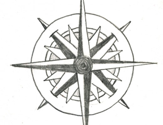 Old School Compass Tattoo Design - Photos, Pictures and Sketches ...
