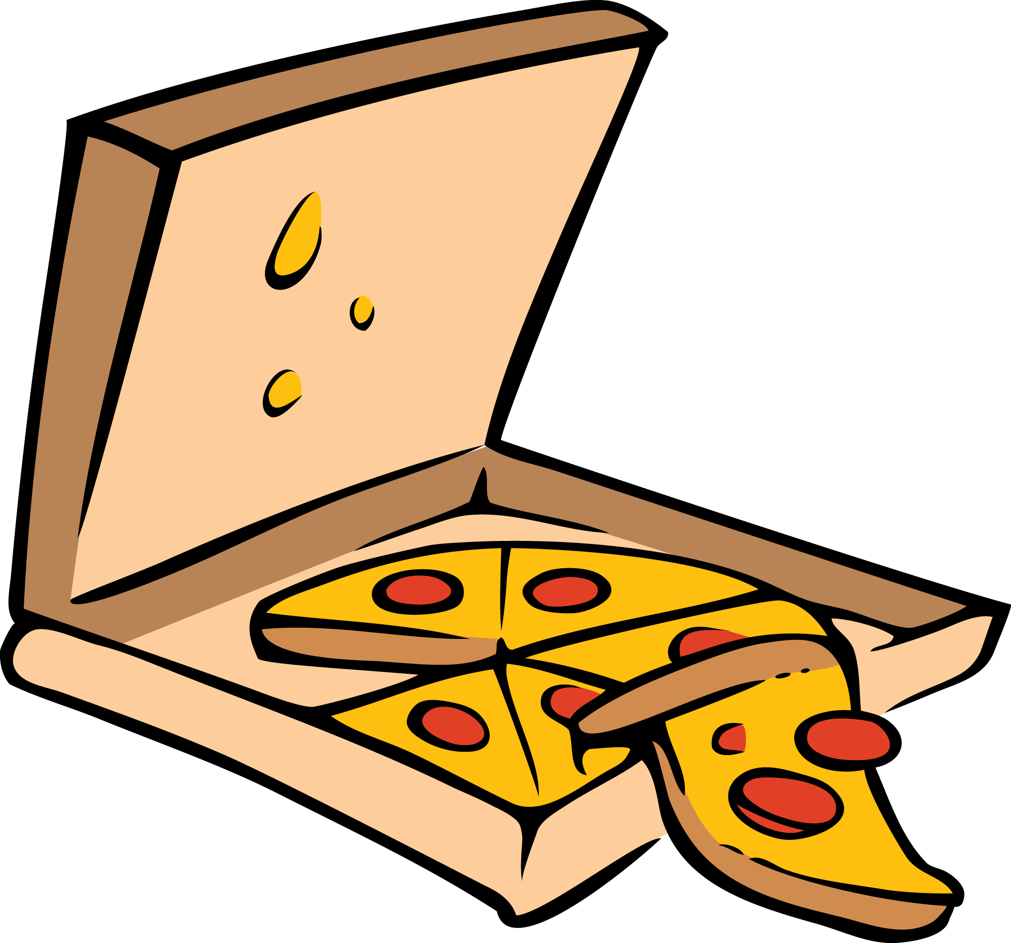 Cartoon Pizza Clipart