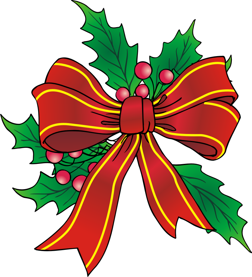 Christmas clip art santa behind a christmas tree clip art - Clipartix