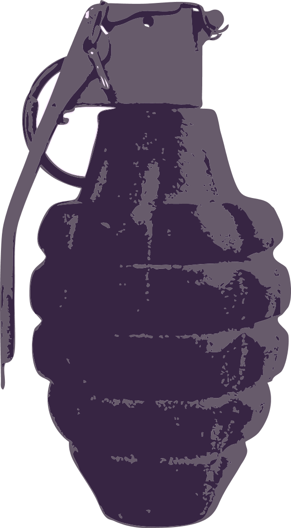 hand grenade - vector Clip Art