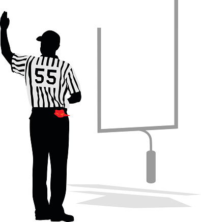 American Football Referee Clip Art, Vector Images & Illustrations ...