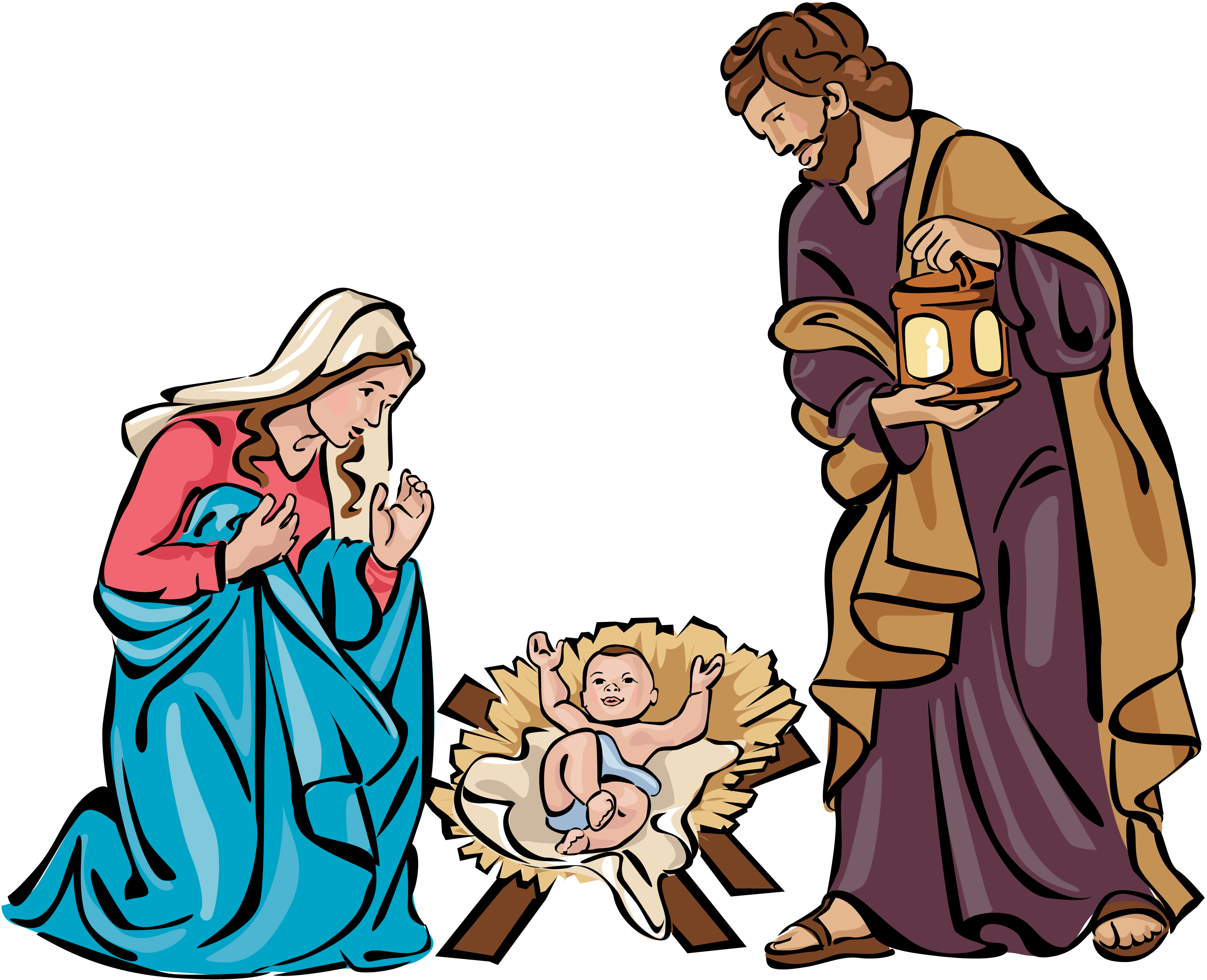 Holy family clip art