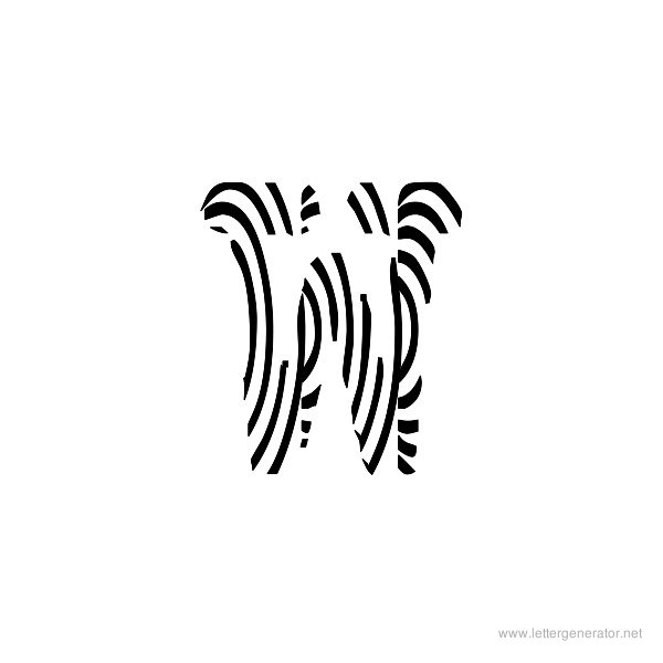 Zebra Alphabet Gallery - Free Printable Alphabets | LETTER ...