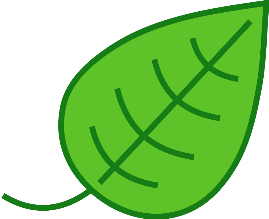 Hd green leaf clipart - ClipartFox