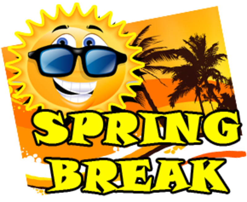 Spring school vacation week clipart free