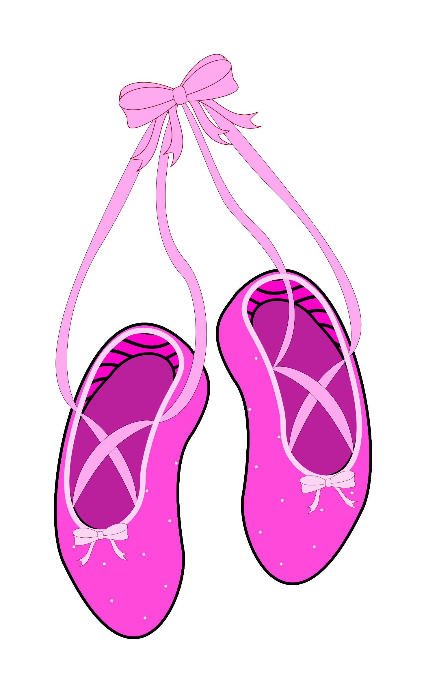 Clipart - Ballet Slippers