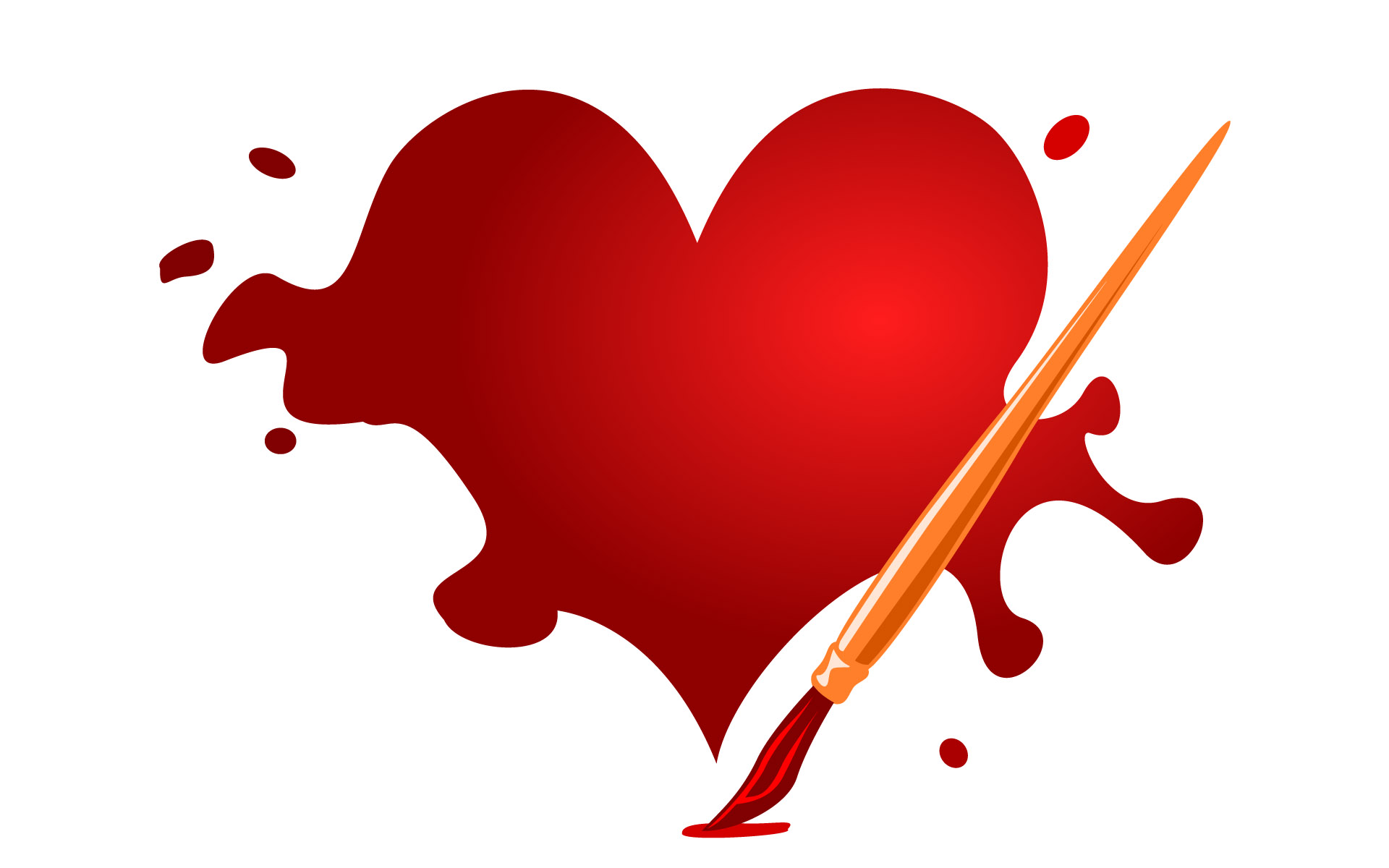 Vector Love - the Heart Shape Vol.2 - Free Wallpapers - FlashRolls.