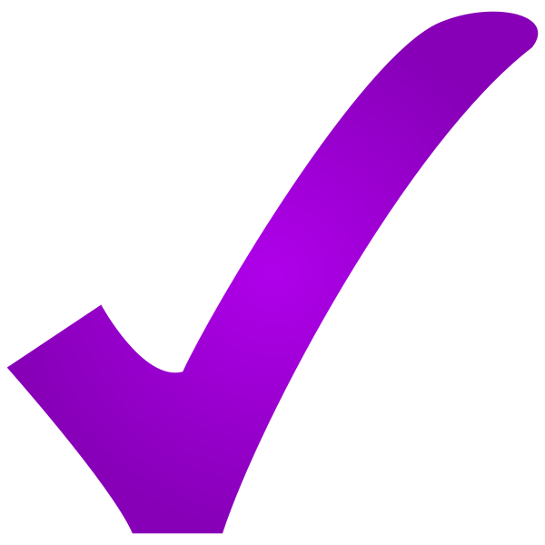 Image - Purple check mark.png - Tiny Village Wiki