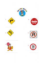 English teaching worksheets: Traffic rules