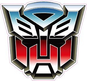 Transformers Logo Sticker (D201) - modSticker.com