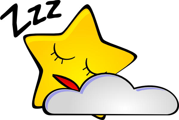 Sleeping Star Clip Art - vector clip art online ...