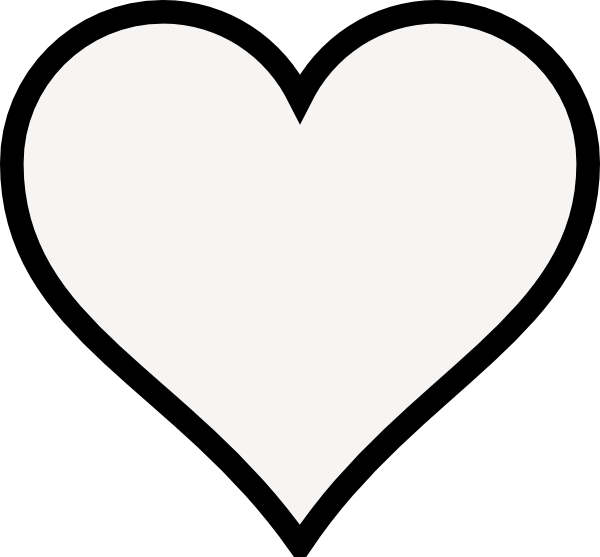 Best Photos of Simple Heart Outline - Heart Outline Vector, Simple ...