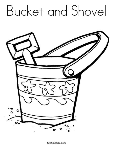 559 views Bucket and Shovel Coloring Page - Twisty Noodle